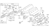 Diagram for Infiniti J30 Exhaust Heat Shield - 16590-18Y01