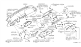 Diagram for 1996 Infiniti J30 Glove Box - 68500-10Y01