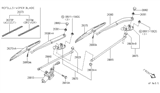 Diagram for Infiniti QX4 Windshield Wiper - 28895-79904