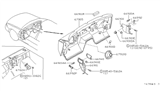 Diagram for 1997 Infiniti J30 Dash Panels - 67900-10Y00