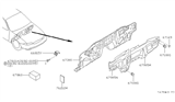 Diagram for 1995 Infiniti J30 Dash Panels - 67811-10Y00