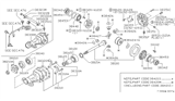 Diagram for Infiniti J30 Differential Cover - 38351-43M61