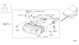 Diagram for 1997 Infiniti J30 Headlight - 26015-18Y10