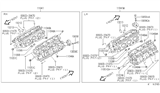 Diagram for 1996 Infiniti J30 Cylinder Head - 11090-10Y00