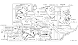 Diagram for 1994 Infiniti J30 Power Steering Hose - 49725-11Y62