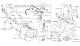 Diagram for 1997 Infiniti J30 Fuel Filler Neck - 17221-10Y10