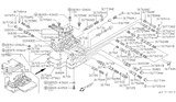 Diagram for 1993 Infiniti J30 Valve Body - 31705-43X73