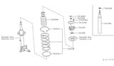 Diagram for Infiniti J30 Coil Spring Insulator - 54040-0P002