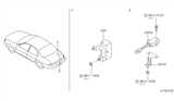 Diagram for 2002 Infiniti Q45 Fuel Pump Driver Module - 17001-4P200