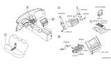 Diagram for 2008 Infiniti FX35 Climate Control Module - 28395-CL70A