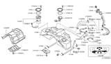 Diagram for 2004 Infiniti FX35 Fuel Tank - 17202-CG000