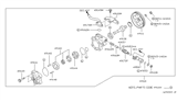 Diagram for Infiniti FX45 Power Steering Pump - 49110-CG000