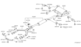 Diagram for Infiniti FX35 Exhaust Pipe - 20020-CG000