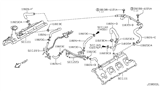 Diagram for 2003 Infiniti Q45 PCV Hose - 11826-AR220