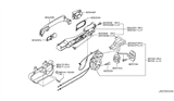 Diagram for Infiniti FX35 Door Handle - 80671-CA002