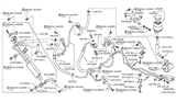 Diagram for Infiniti FX45 Power Steering Hose - 49720-CG105