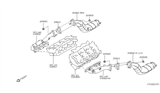 Diagram for 2006 Infiniti FX35 Catalytic Converter - B08B2-8Y70A