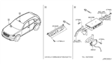 Diagram for 2008 Infiniti FX35 Antenna - 28212-AT700