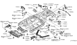 Diagram for 2007 Infiniti FX45 Engine Cover - 75892-CL80A