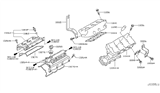 Diagram for 2003 Infiniti M45 Cylinder Head Bolts - 11056-AR000