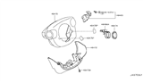Diagram for Infiniti G35 Steering Column Cover - 48474-CG100