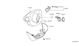 Diagram for 2005 Infiniti FX45 Steering Column Cover - 48474-CL70B