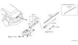 Diagram for 2008 Infiniti FX45 Wiper Blade - 28795-CG00A