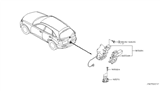 Diagram for Infiniti Door Lock Actuator - 90500-AQ000