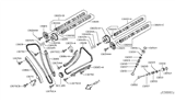 Diagram for Infiniti Q45 Cam Gear - 13025-AR010