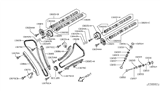 Diagram for 2003 Infiniti FX45 Timing Chain Guide - 13091-AR010