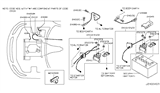 Diagram for Infiniti FX35 Battery Cable - 24105-CG000