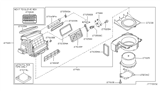 Diagram for Infiniti Cabin Air Filter - 27277-4M425