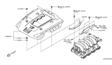 Diagram for 2008 Infiniti FX45 Engine Cover - 14041-CL70B