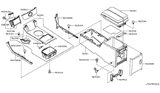 Diagram for 2004 Infiniti FX45 Armrest - 96920-CG001