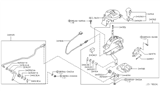 Diagram for Infiniti FX35 Automatic Transmission Shifter - 34901-CG000