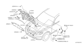 Diagram for 2008 Infiniti FX45 Hood - F5100-CG0MM