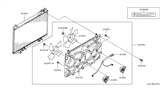 Diagram for Infiniti FX45 Fan Motor - 21487-CL80A