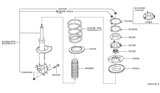 Diagram for 2008 Infiniti FX35 Coil Springs - 54010-CG008