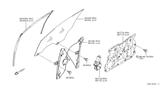 Diagram for Infiniti Window Regulator - 80721-CL00A