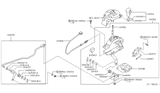 Diagram for Infiniti FX35 Shift Knob - 34910-CL71B