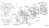 Diagram for 2008 Infiniti FX45 Crankshaft Seal - 13510-31U10