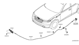 Diagram for Infiniti FX45 Hood Latch - 65601-CG000