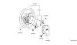 Diagram for Infiniti FX35 Steering Wheel - 48430-CL92A