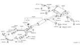 Diagram for Infiniti FX45 Muffler - 20100-CL000