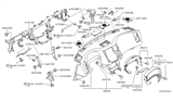 Diagram for 2005 Infiniti FX45 Instrument Cluster - 68241-CG001