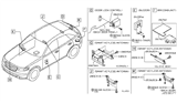 Diagram for 2003 Infiniti FX45 Antenna - 285E4-WL010