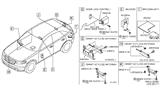 Diagram for 2003 Infiniti FX35 Antenna - 285E4-CG000