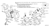 Diagram for Infiniti FX35 Seat Cushion - 873A2-8Y71B