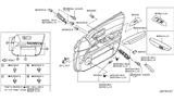 Diagram for 2005 Infiniti FX35 Armrest - 80950-CL70C