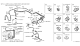 Diagram for 2005 Infiniti FX35 Hydraulic Hose - 46210-CG000